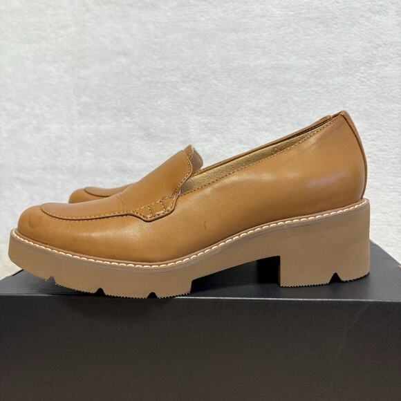 Naturalizer Women's Cabaret Slip On Lug Sole Loafer Shoe English Brown Size 7.5 - Picture 3 of 14